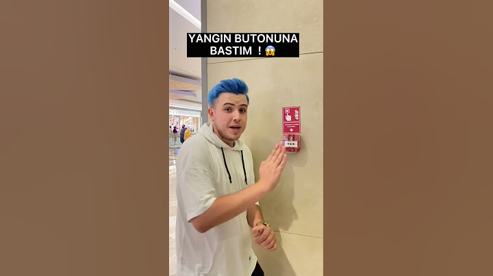 Semih Varol | AVM’de Yangın Butonuna Bastım Tiktok Videosu | #shorts
