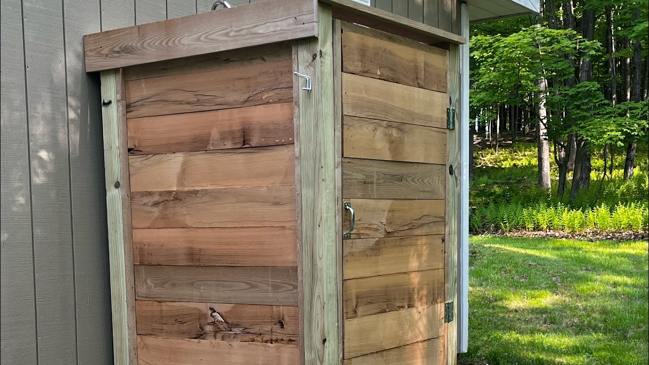 Building an Outdoor Shower YouTube