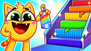 Rainbow Magic Stairs 🌈| Songs for Kids by Toonaland