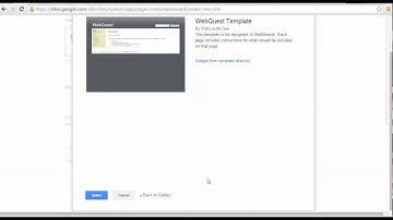 Google Sites for WebQuest
