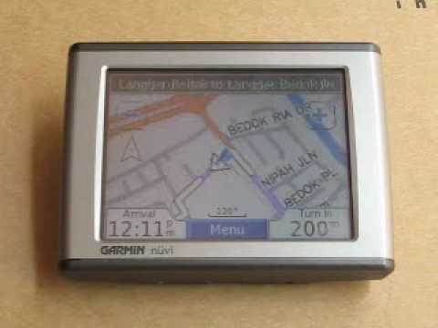 Garmin Nuvi 300 GPS Demo Run