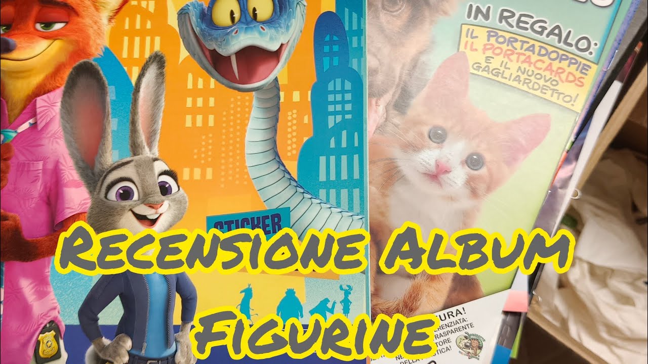 Recensione album figurine amici cucciolotti e #zootropolis2 edicola 