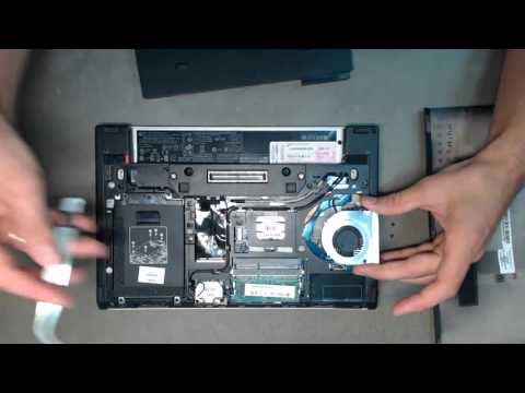 Ноутбук HP 2170p. Замена кулера в ноутбуке