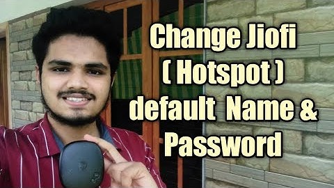 How to Change Jio Hotspot Default Name and Password || in Kannada || Noufal Techy