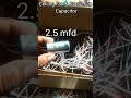 Ceiling fan capacitor selection #capacitor #short #electricalservices