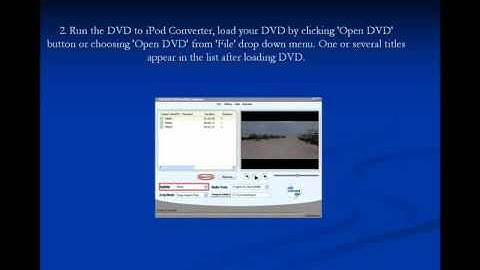 How to Convert DVD to iPod