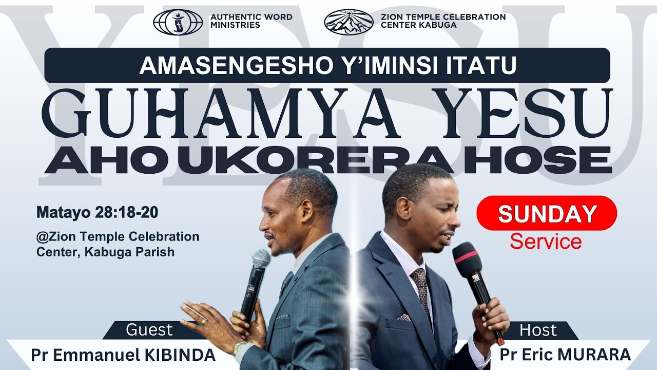 KUMENYA UMUHAMAGARO Sunday Service | Pr Emmanuel KIBINDA