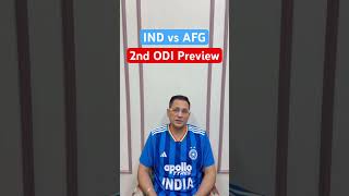 India vs Afghanistan 2nd ODI Preview 🔥 Team Changes, Pitch Report & Match Prediction