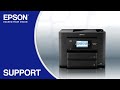 Epson WorkForce WF-4833 | Wireless Setup Using the Control Panel