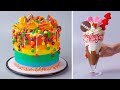 Top Beautiful Rainbow Cake Decorating Ideas Compilation | So Yummy Cake Tutorials #2