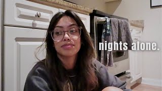 a couple nights in my life living alone while adjusting & healing | a vulnerable & realistic vlog