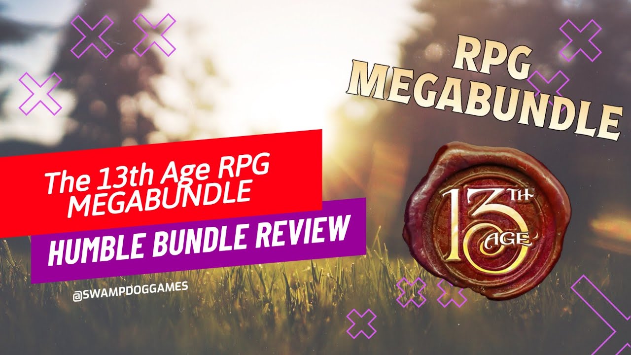 The 13th Age #HumbleBundle Review 🔮 #13thAge #rpg #PelgranePress #d20 #osr #dnd #dnd5e #ogl #ttrpg