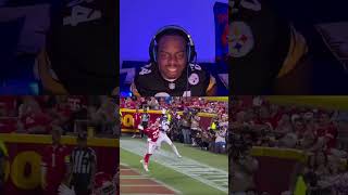 Crazy Tip Toe Catch from #lions TE for a TD 😳 🔥☄️#highlights #football #nfl #reaction #chiefs