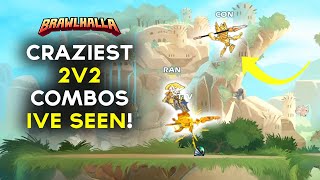 CRAZIEST 2V2 COMBOS IVE SEEN! - Brawlhalla twitch highlights #78