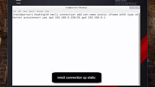 how to create a network profile RHEL7 or CentOS