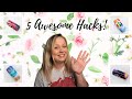 TUMBLER HACKS! | 5 Hacks To Use While Making Custom Tumblers