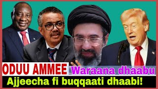 'Akeekkachisa'Ajjeecha fi buqaaati Dr?//Waraana dhaabu Iran fi America//15/6/2026 AGM