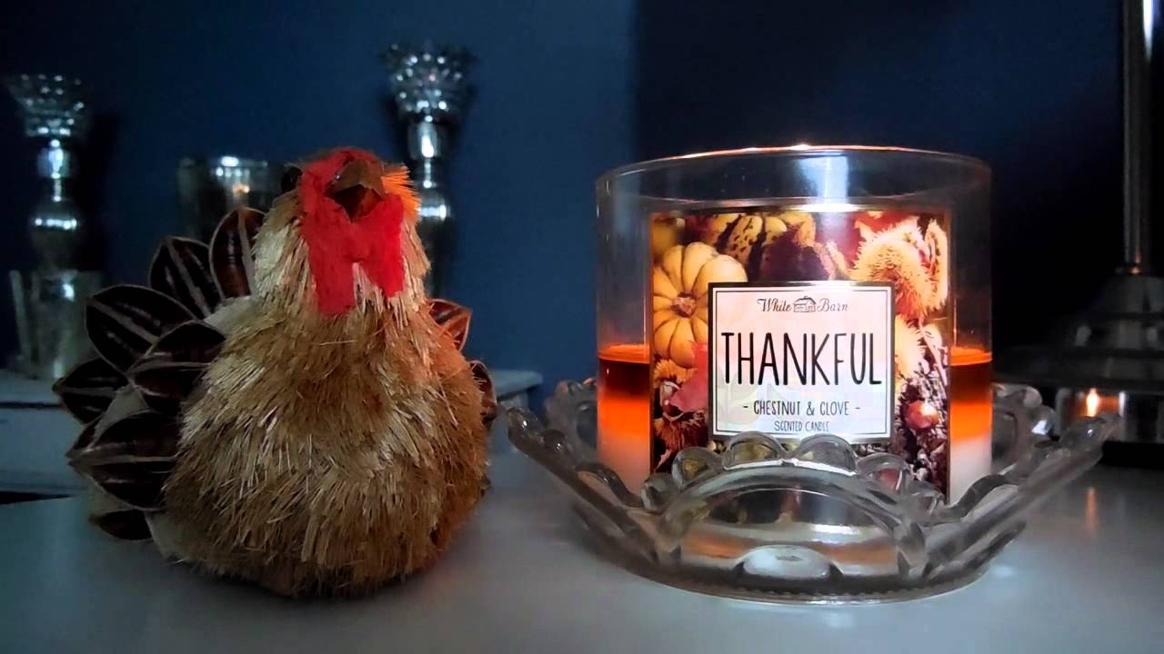 Candle Review Bath and Body Works Thankful CHESTNUT AND CLOVE! YouTube