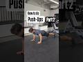 How to do PUSH-UPS Part 2! 💪 #pushups #howto #bodybuilding #strength #calisthenics #chest #training