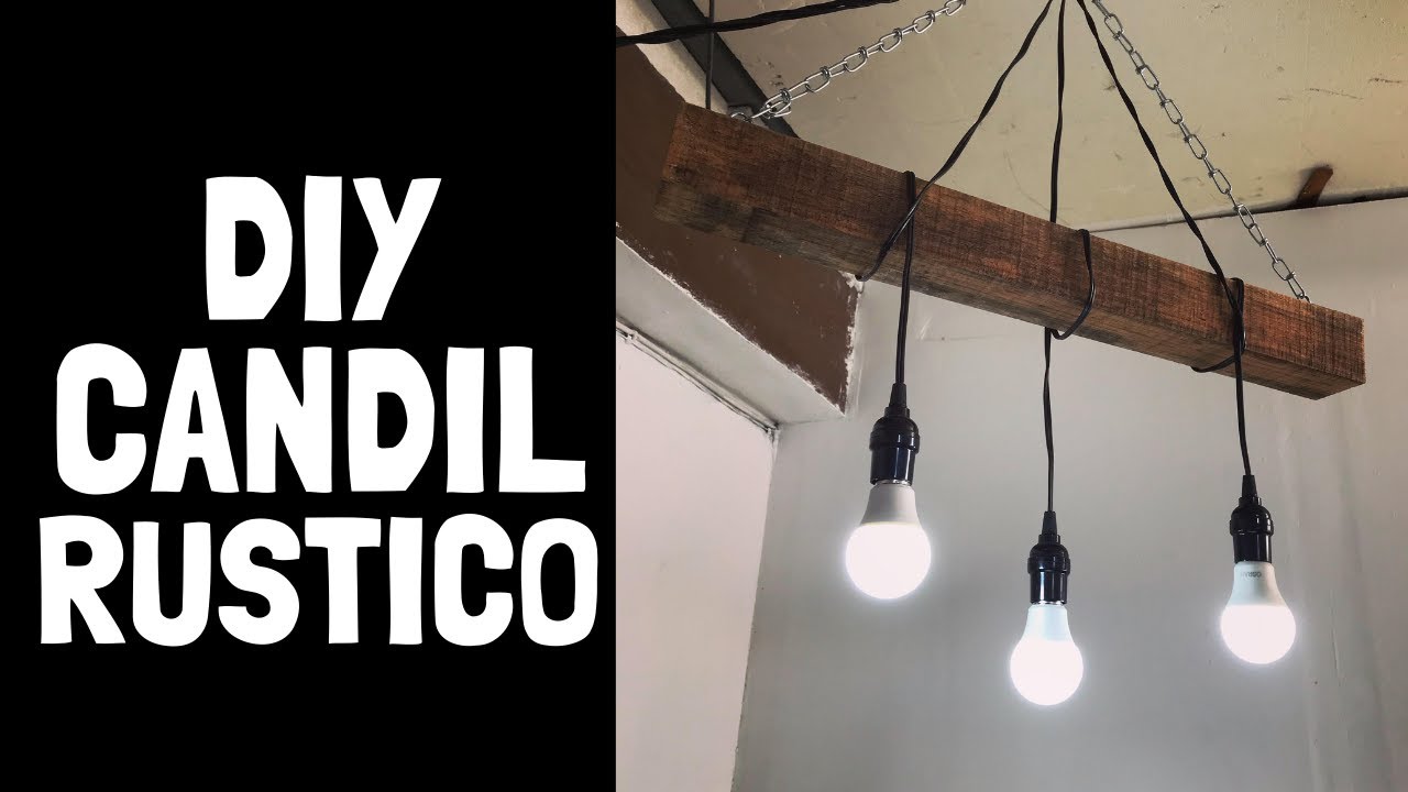 Curiosidad insulto internacional CANDIL RUSTICO DIY / LAMPARA DE TECHO RUSTICA - YouTube