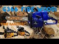 TIME BANDITS! First firewood of the season G366 Clone saw!