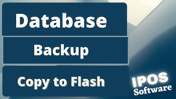 Backup of Database (Copy to Flash Drive) |IPOS Database Backup| Mansoor Anwar | (Urdu / Hindi)