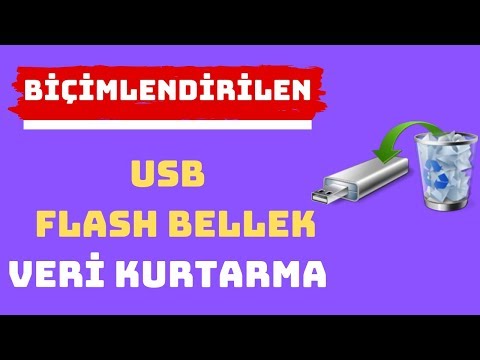 BİÇİMLENDİRİLEN USB - FLASH BELLEK - SD KART VERİ KURTARMA [ USB DATA RECOVERY ] [2019]