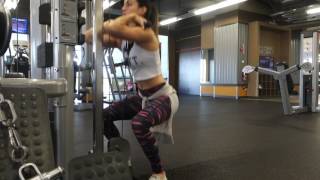 cable low front squat