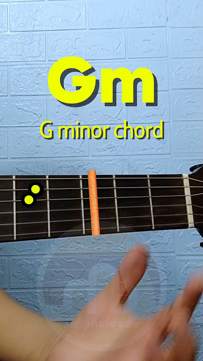 Guitar lessons for beginners (Gm CHORD) #chord #guitar #music