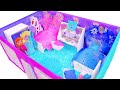 DIY Miniature Frozen Dollhouse in a Shoebox