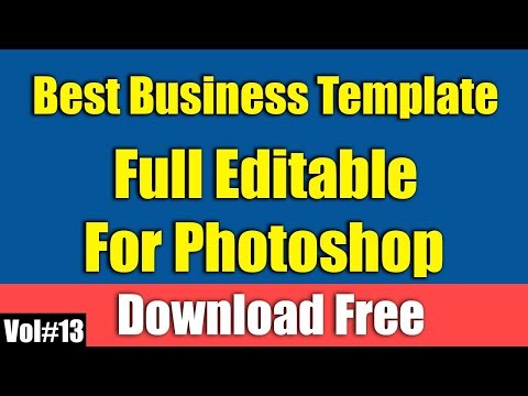 Best Business Template For Our Company Full Editable For Photoshop Vol#13