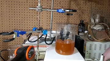 Electroplating passively Sodium sulfide onto copper.