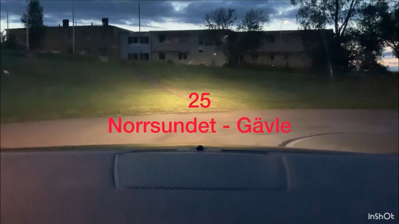 Xtrafik: 25 Norrsundet - Gävle