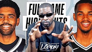 NETS VS SPURS FULL GAME HIGHLIGHTS 1-21-2022 KYRIE & HARDEN GOT OFF! OMG! MUST SEE REACTION!!!