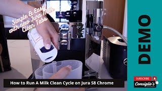 How to Clean the Milk System on the Jura S8 Automatic Espresso Machine screenshot 2