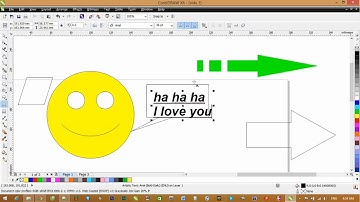 Học corel x6 - Sử dụng công cụ text trong corel x6