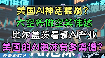 美国AI神话要崩？08年大空头做空英伟达！比尔盖茨投资openAI巨亏表示看衰AI产业，左脚踩右脚螺旋升天？美国的AI泡沫有多离谱？