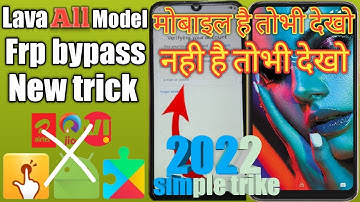 lava all model frp bypass | lava LS000BEU frp bypass | google account remove kaise kare 2022