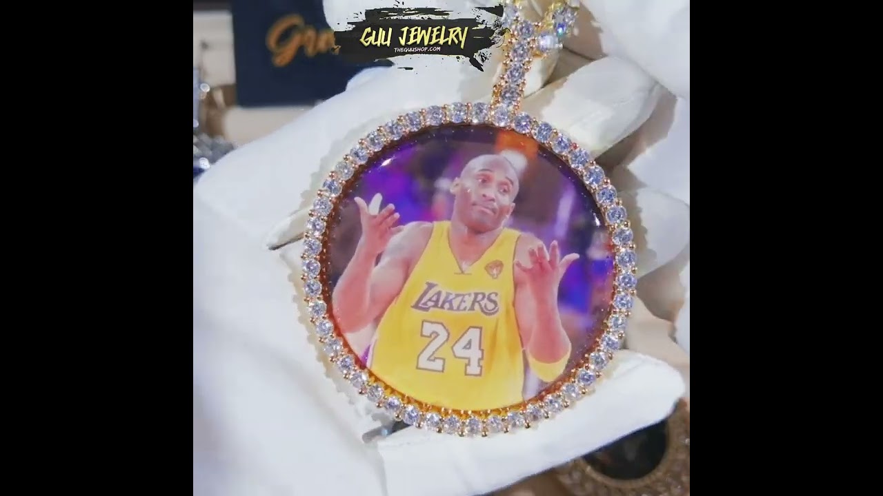 LARGE 3D CIRCLE CUSTOM PICTURE PENDANT | Guu Jewelry | Hip Hop Jewelry