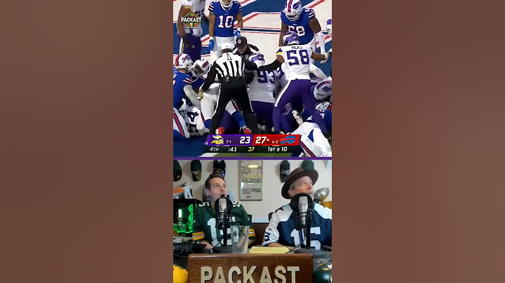 A Packers Fan Reaction to Vikings OT Win Vs Bills #shorts #nfl