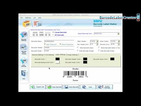 Create barcode labels using DRPU Mac Barcode Maker Software