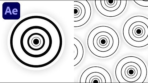 Looping Shape Animation In Adobe After Effects - After Effects Tutorial - No Plugins.