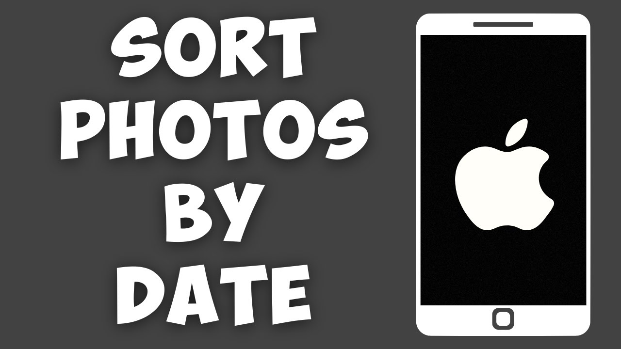 how-to-sort-photos-by-date-in-iphone-easy-youtube