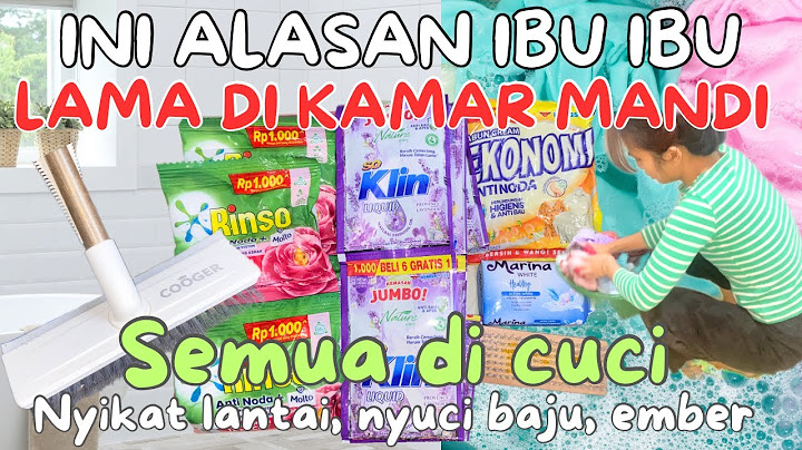 ASMR: Kamar Mandi yang Bersih dan Cucian yang Menyenangkan