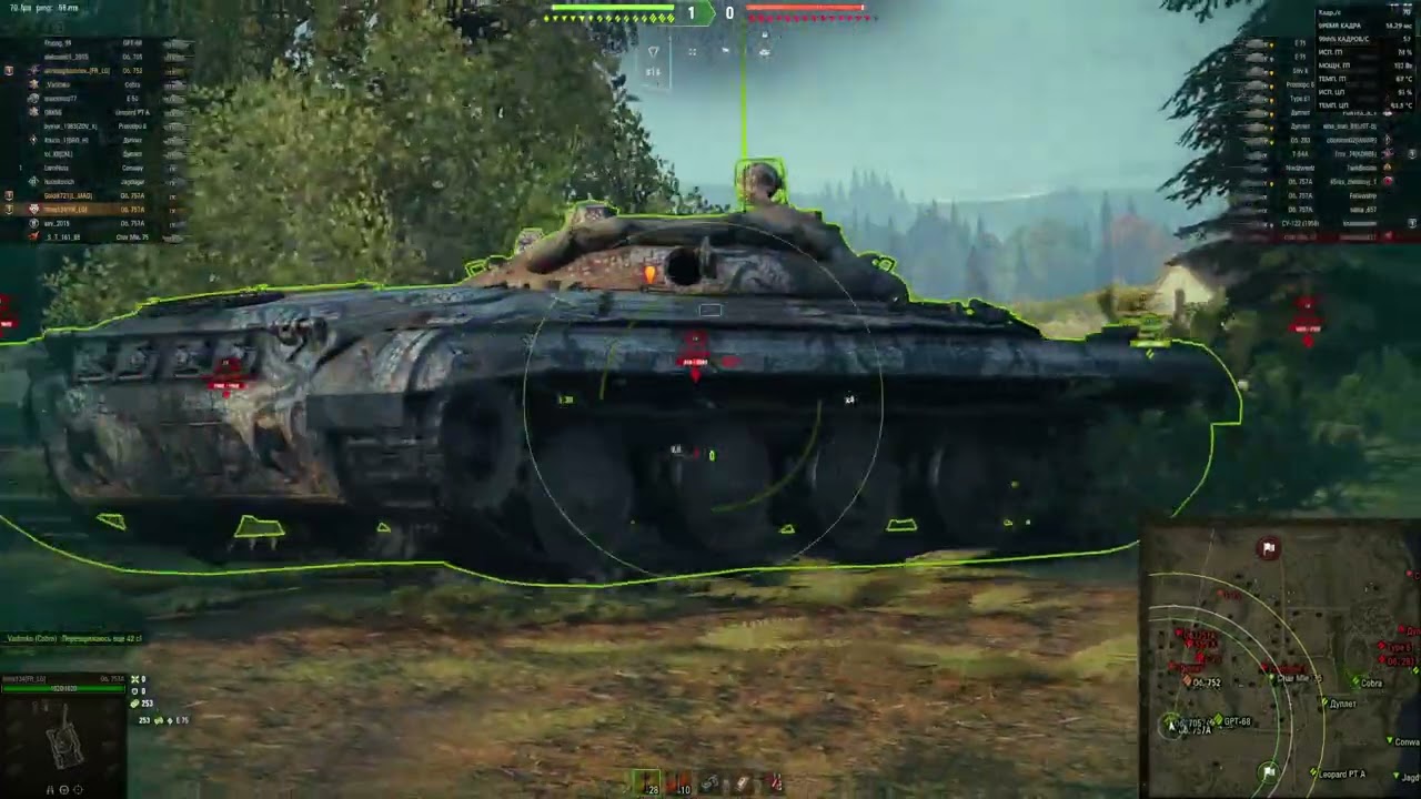 Танки с килопробитие и голдикартем №1