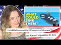 New Zealand Girl Reacts to WHY US NAVY AIRCRAFT CARRIERS ARE ALMOST IMPOSSIBLE TO SINK