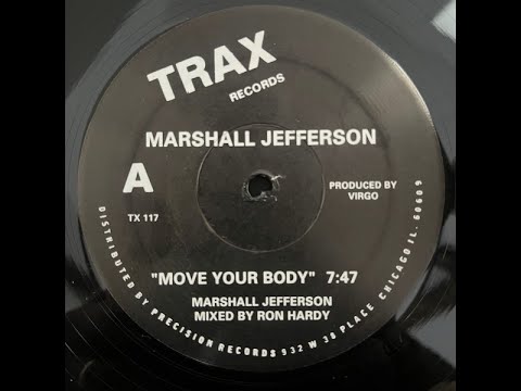 米12” Marshall Jefferson And On The House Move Your Body - The Original D.J. International Recording DJ941 /00250 Marshall Jefferson And On The House – Move Your Body – Vinyl