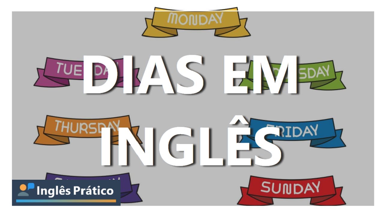 Pronúncia Correta dos Dias da Semana em Inglês.  Aprender inglês,  Vocabulário em inglês, Aprenda palavras em inglês