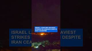 Israel launches heaviest strikes on Lebanon despite Iran ceasefire