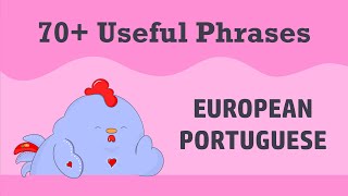 70+ BASIC PHRASES for Daily Life || European Portuguese [ENG/PT]